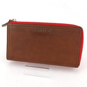 GIVENCHY wallet by color leather Authentic